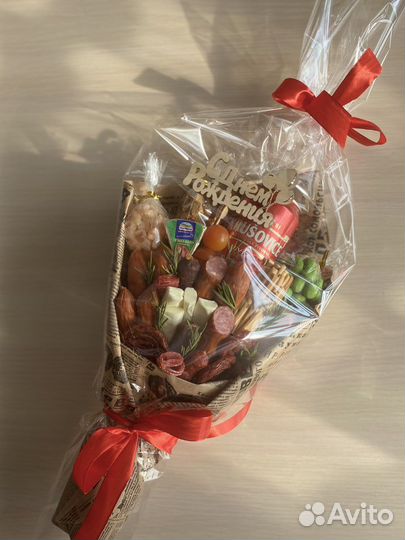 Мужские букеты съедобные