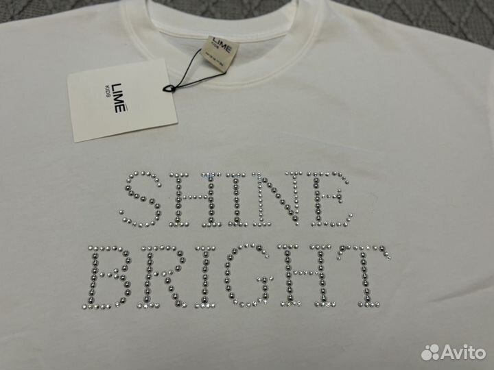 Футболка lime со стразами