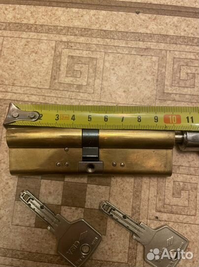 Цилиндр(личинка) cisa RS3 для дверного замка