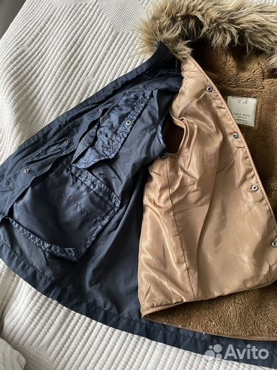 Куртка парка ветровка zara 2в1 на мальчика 116