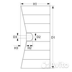 Крыльчатка VN041(KVN007, VN1020)
