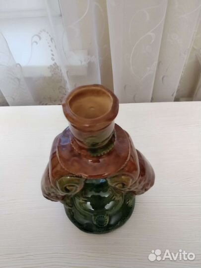 Подсвечник из глины, для декора