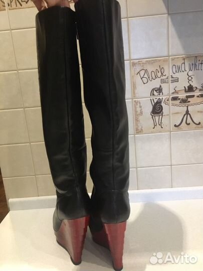 Сапоги Paolo Conte нат кожа, мех, 35 размер