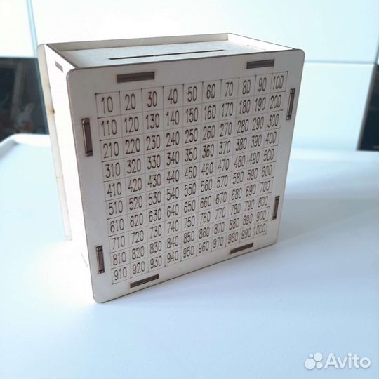 Копилка деревянная на 50500 новая