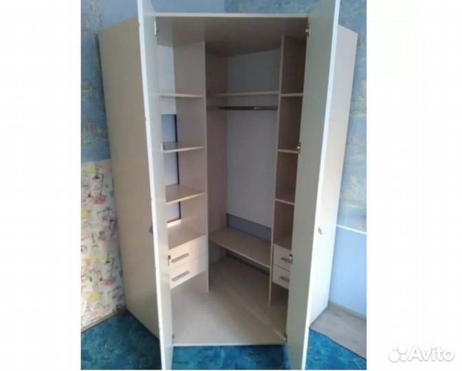 Шкаф угловой двухстворчатый Симба