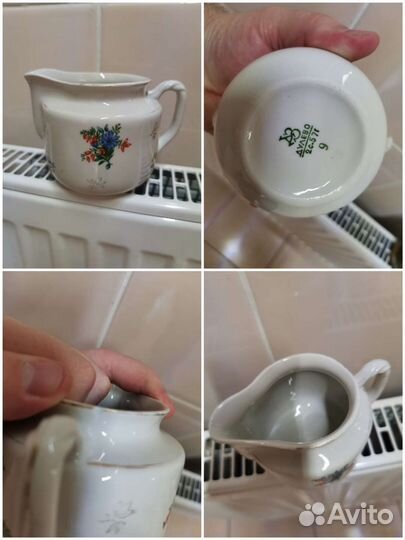 Сервиз чайный времён СССР 9 штук