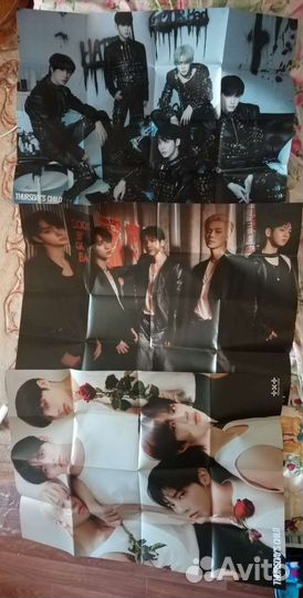 Официальные плакаты txt и bts