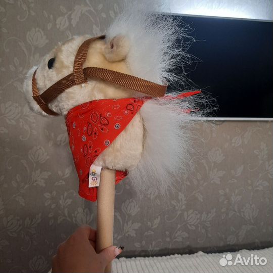 Конь лошадка на палке