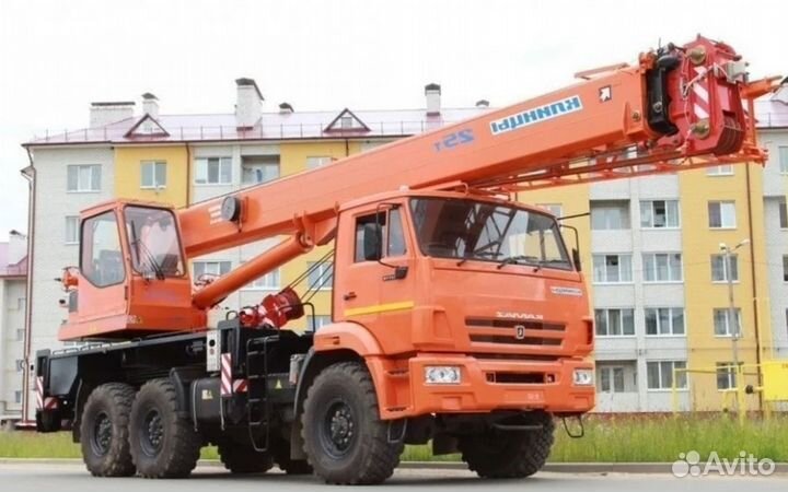 Аренда и услуги автокрана-вездехода, 25 т, 30 м