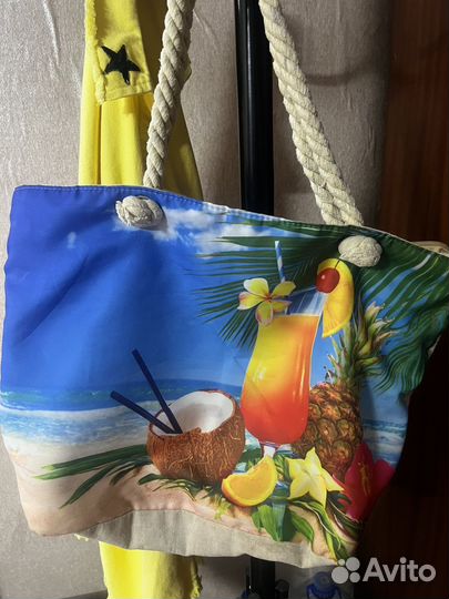 Сумка шопер пляжная