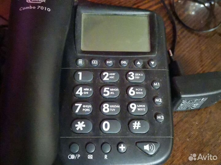 Стационарный телефон с аон