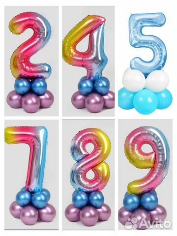 Воздушные шары с днем рождения