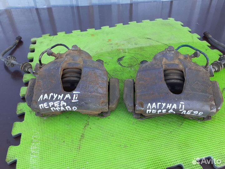 Суппорт тормозной передний Рено Лагуна 2