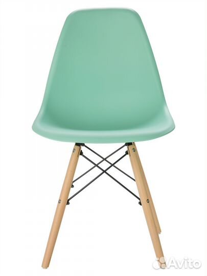 Стул в стиле eames DSW,мятный, 1 шт