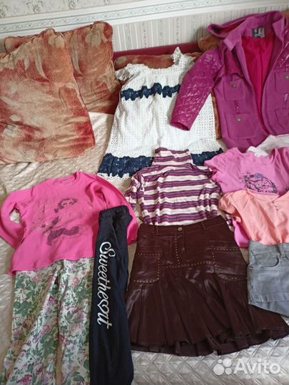 Огромный пакет вещей на девочку 146-152