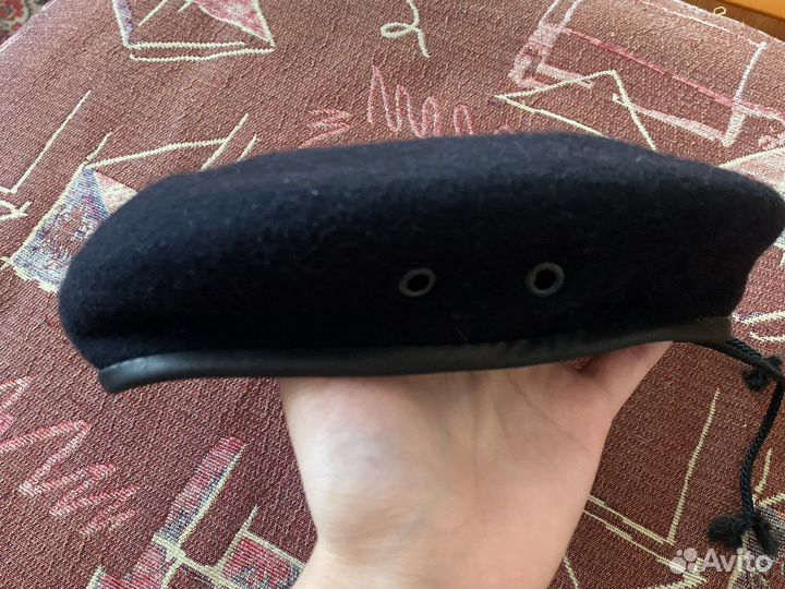 Берет черный военный