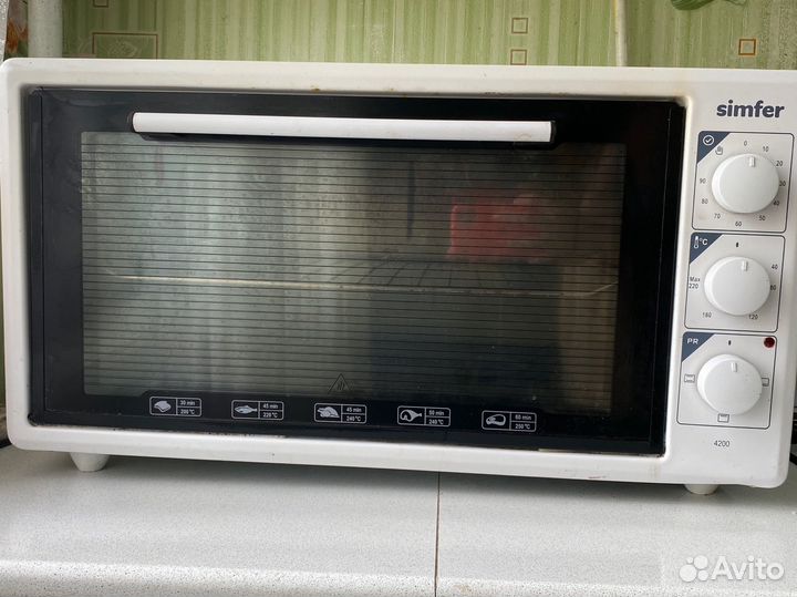 Мини печь духовка simfer 4200 (42 л )