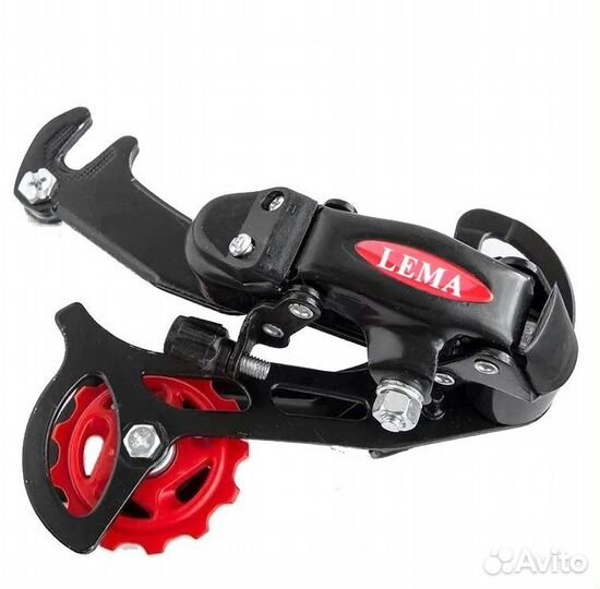 Задний переключатель 6/7 скоростей, крепление крюк