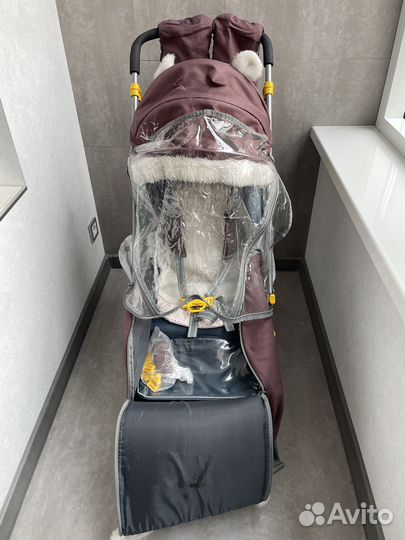 Санки коляска nika