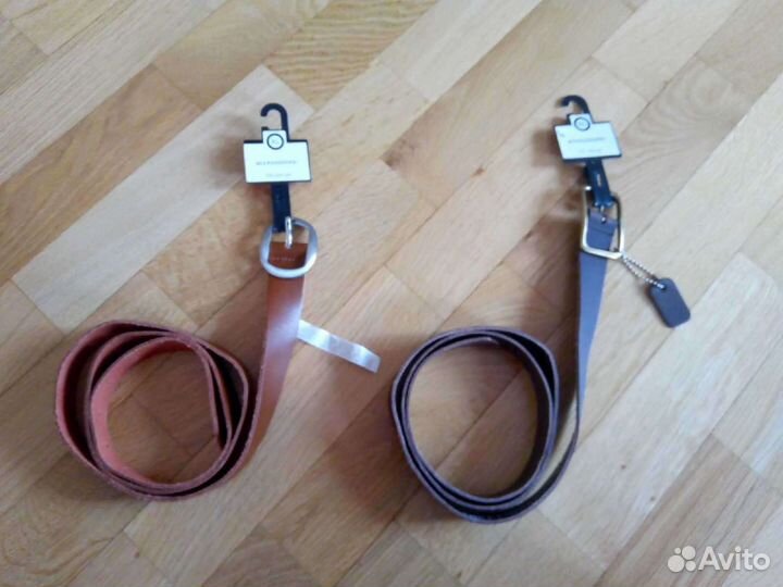 Новые ремни XL кожа C&A (Германия)