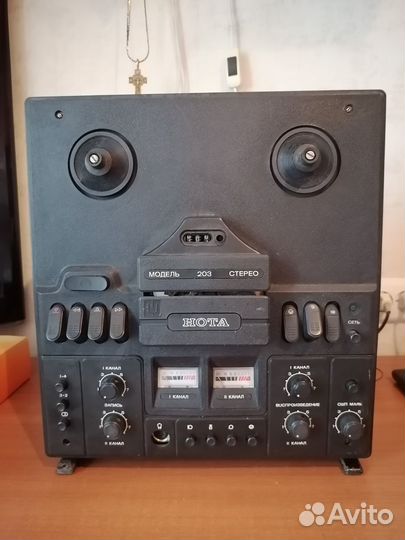 Катушечный магнитофон нота 203 1