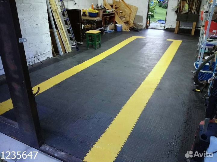 Пвх плитка для гаража