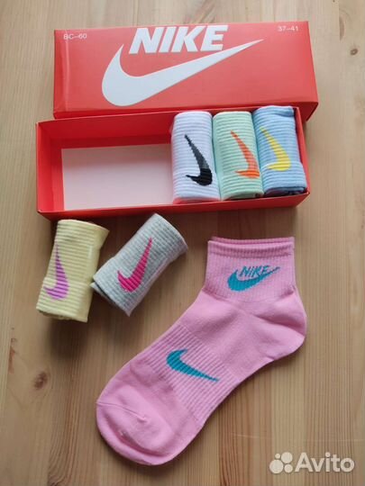 Носки nike женские хлопок в коробке