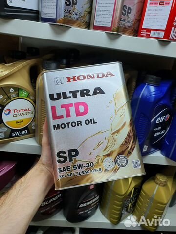 Honda Ultra LTD 5W-30 SP/GF6a, 4 л Синтетическое