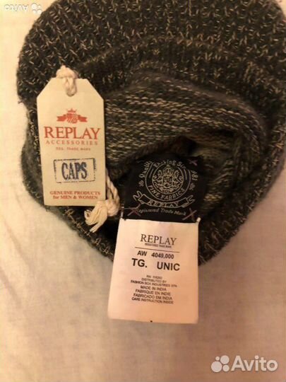 Replay шапка с козырьком оригинал