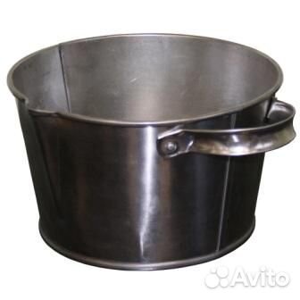 Ведро подойник 12 л нержавеющая сталь