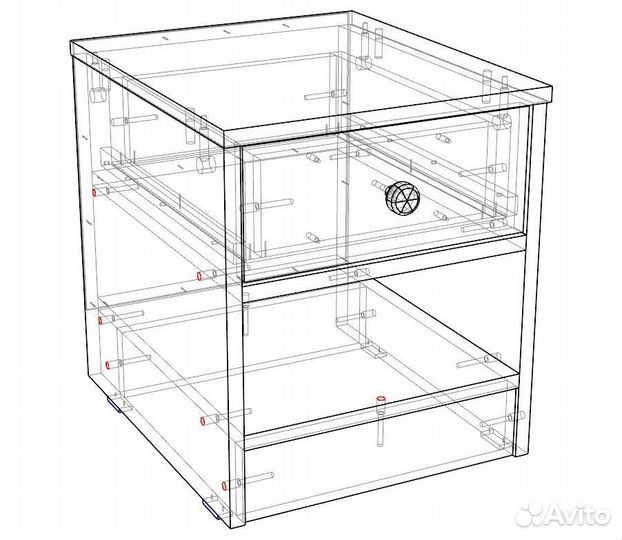 Тумба прикроватная в рассрочку