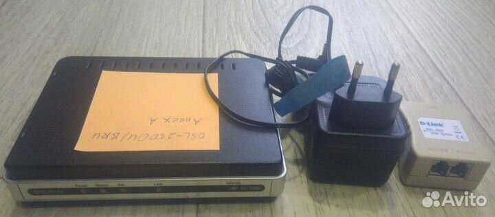 Adsl/adsl2+ модем D-Link DSL-2500U