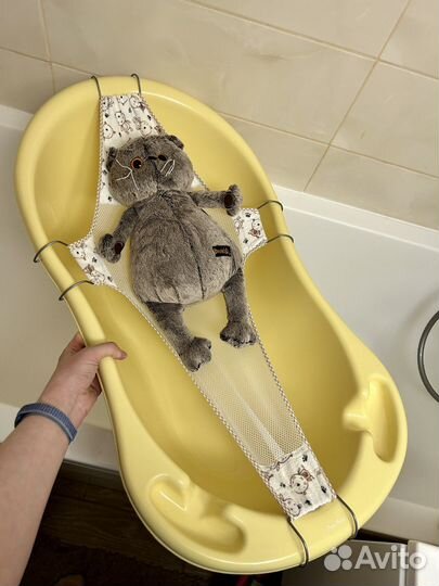 Детская ванночка Tega Baby с гамаком 86 см