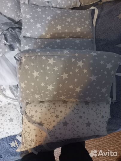 Балдахин и бортиками в кровать детскую