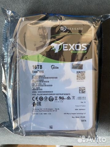 Жесткий диск seagate 16TB