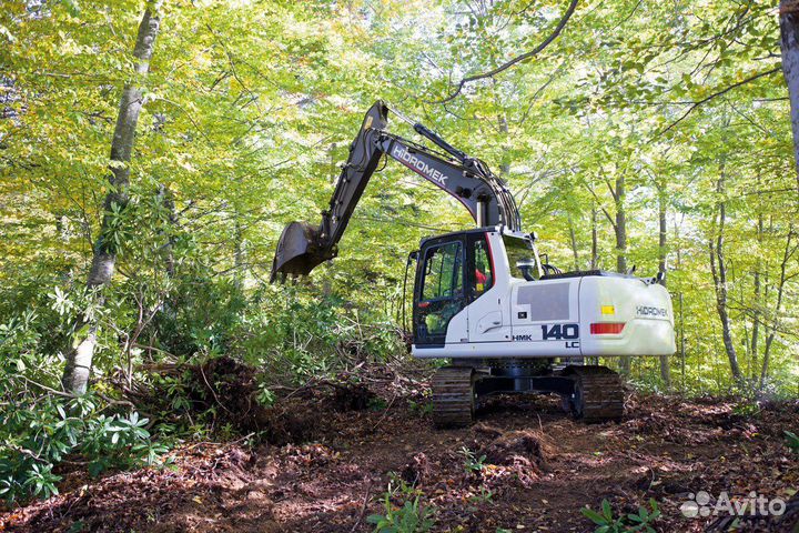 Услуги гусеничного экскаватора hidromek
