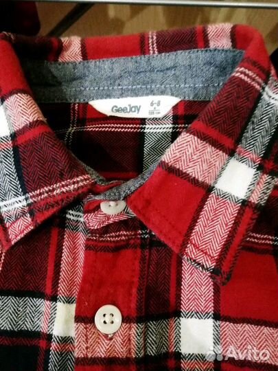 Рубашки в ассортименте на 6-8 лет