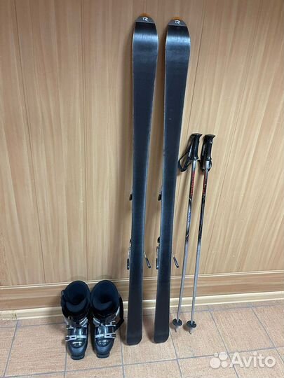 Горные лыжи rossignol 170 см + ботинки nordica