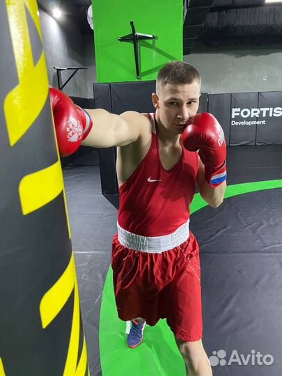 Перчатки боксерские clinch olimp red