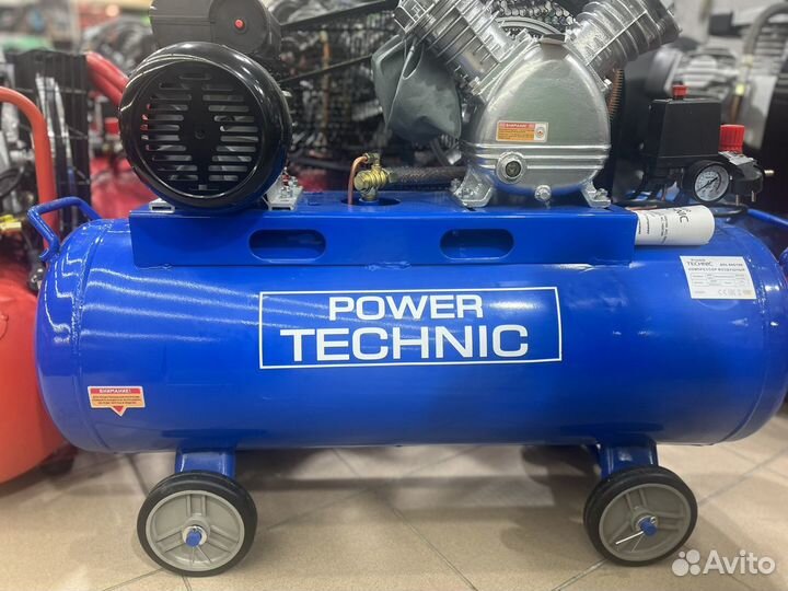 Воздушный компрессор power technic 600/100