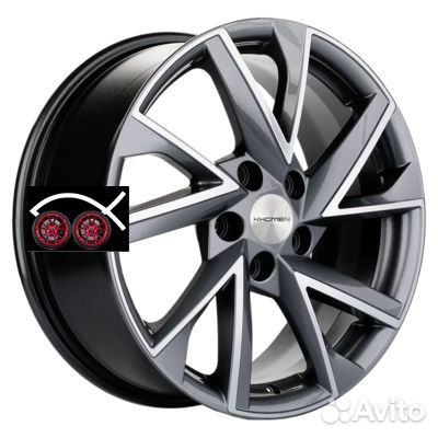 Khomen Wheels KHW1714 (Evolute i-Joy) R17 7 5x110 ET40 CB67,1 Gray-FP