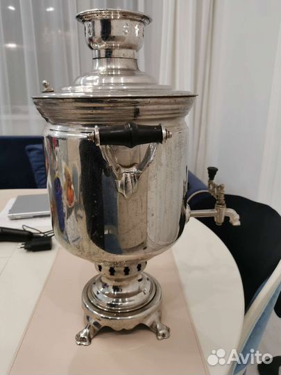 Самовар на дровах старинный