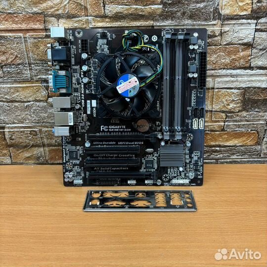 Материнская плата + Процессор + кулер LGA 1150