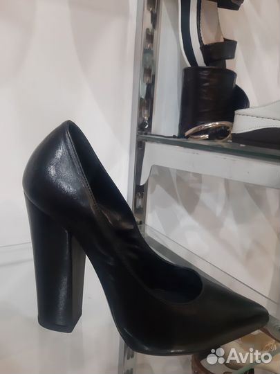 Туфли женские италия черные
