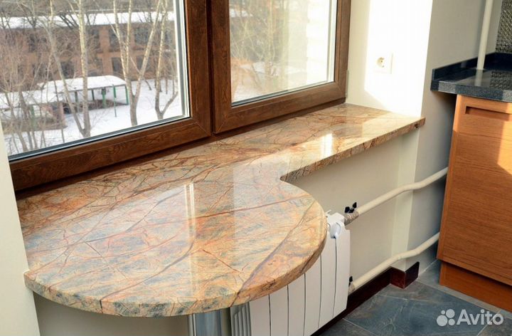 Подоконник из керамогранита