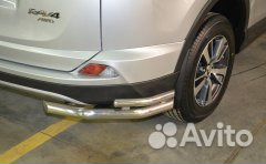 Тойота Рав4 Задние уголки боковые пороги