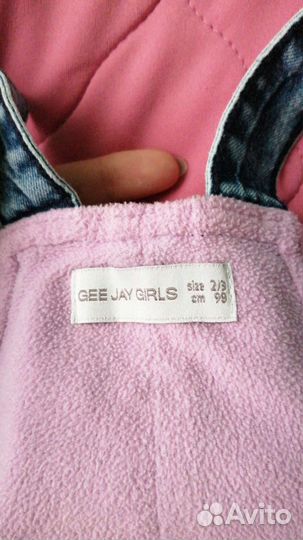 Джинсовый комбинезон новый