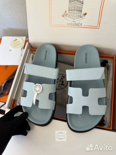 Шлепки тапки Hermes Chypre