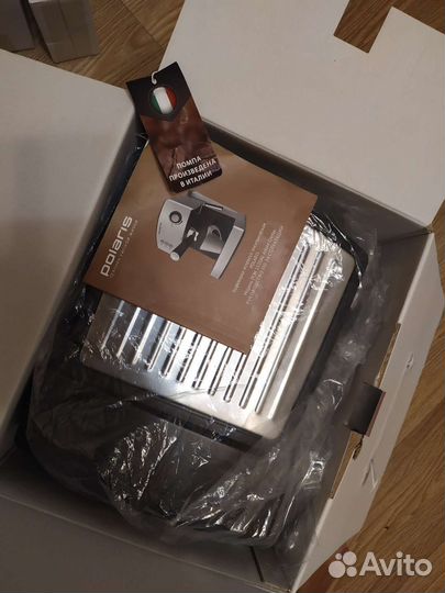 Кофеварка рожковая polaris