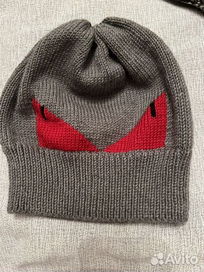 Шапка в стиле Fendi детская